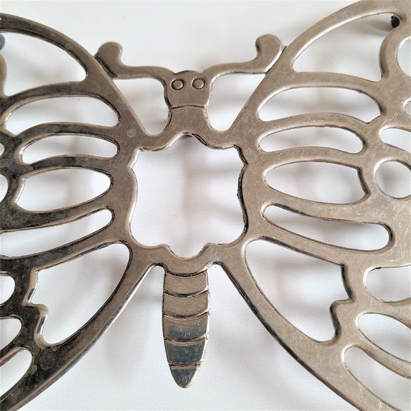 Vintage Leonard Silver Plated Butterfly design. - Picture 2 of 6